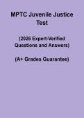 MPTC Juvenile Justice Test &vert; Police Academy Exam Prep PDF