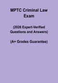 MPTC Criminal Law Exam &vert; Police Academy Study Guide & Practice PDF