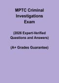 MPTC Criminal Investigations &vert; Police Academy Study Guide & Exam Prep PDF