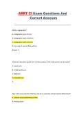 ARRT CI Exam Questions and Answers&comma; Study Material