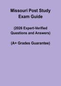 Missouri POST Study Exam Guide &vert; Police Officer Test Prep PDF