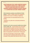 UDAP EXAM AND STUDY GUIDE &vert;&vert;VERIFIED EXAM&excl;&excl;&excl;&vert;&vert;  MOST RECENT EXAM ACTUAL COMPLETE REAL  VERIFIED EXAM QUESTIONS AND CORRECT  ANSWERS &lpar;VERIFIED ANSWERS&rpar; ALREADY GRADED  A&plus; &vert; GUARANTEED SUCCESS&excl;&excl; NEWEST EXAM&excl;&excl;&excl; 