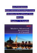 Modern Advanced Accounting in Canada&comma; 9th Edition Authors&colon; Darrell Herauf & Murray W&period; Hilton