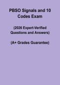 PBSO Signals & 10 Codes &vert; Police Radio & Communication Guide PDF