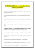 CUSECO EAR-ITAR Documentation Exam Review Questions And Answers