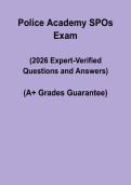 Police Academy SPOs &vert; Standard Patrol Orders Study Guide PDF