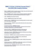 NMNC 1110 Intro To Nursing Concepts Exam 3 &lpar;Fall 2023&rpar; With Complete Solutions