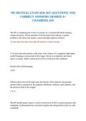 NR 509 FINAL EXAM 2026-2027 QUESTIONS AND CORRECT ANSWERS GRADED A&plus; CHAMBERLAIN