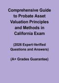 California Probate Asset Valuation &vert; Principles & Methods PDF