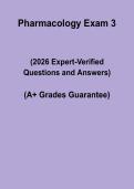Pharmacology Exam 3 &vert; Study Guide & Practice PDF