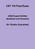 CST 110 Final Exam &vert; Computer Science Study Guide PDF