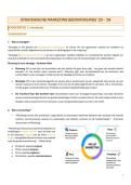 Samenvatting Strategic Marketing - Bedrijfskunde VUB