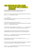 2025 -2026 AGB 302 FINAL EXAM QUESTIONS WITH CORRECT ANSWERS&period;