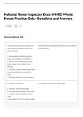 Package Deal-&colon;&colon;Professional Home Inspector Exams &lpar;NHIE &rpar; with CORRECT Answers