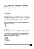Tcrn Practice Exam 50 Questions with Verified Answers&period;