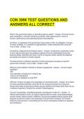 CON 3990 TEST QUESTIONS AND ANSWERS ALL CORRECT