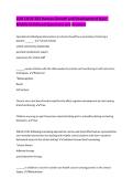 LUO COUC 502 Human Growth and Development Quiz&colon;  Middle Childhood Questions and Answers