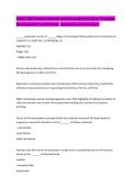COUC 502 Human Growth and Development Quiz&colon; Prenatal  Development and Infancy Questions and Answers