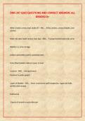 DMS 207 QUIZ QUESTIONS AND CORRECT ANSWERS ALL  GRADED A&plus;
