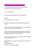 math 3339 test 2 Questions and Answers