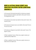 BIOD 151 ACTUAL EXAM SCRIPT 2026 PRACTICE SOLUTION TESTED QUESTIONS GRADED A&plus;