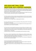 2025-2026 AHIP FINAL EXAM QUESTIONS WITH VERIFIED ANSWERS&period;