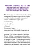 NR509 FINAL EXAM NEWEST 2026 TEST BANK AND STUDY GUIDE EXAM QUESTIONS AND CORRECT VERIFIED ASNWERS &lpar;GRADED A&plus;&rpar;