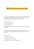Master the NR511 final exam with this comprehensive study guide featuring correct answers on herniated disc&comma; pancreatitis&comma; HIV&comma; UTI&comma; vertigo&comma; thyroid disorders&comma; and musculoskeletal conditions for family nurse practitioner students&period;