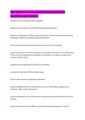 NSG 552 Exam 3&colon; Psychopharmacology Review  Questions and Answers