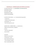 CEE 4100 Exam 1 &vert; UPDATED Questions with 100&percnt; Correct Answers