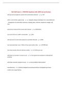 BUNDLE FOR CEE 4100 EXAMS UPDATED Questions with COMPLETE Solutions