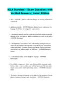 ICLA Standard 1 Exam Questions with  Verified Answers &vert; Latest Edition