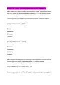 NSG 552 exam 2 study Questions and Answer