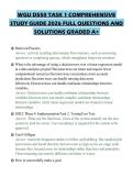 WGU D550 TASK 1 COMPREHENSIVE STUDY GUIDE 2026 FULL QUESTIONS AND SOLUTIONS GRADED A&plus;