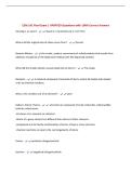 CEM 141 Final Exam &vert; UPDATED Questions with 100&percnt; Correct Answers