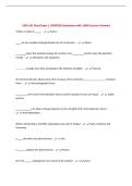 CEM 141 Final Exam &vert; UPDATED Questions with 100&percnt; Correct Answers