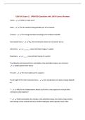 CEM 141-Exam 1 &vert; UPDATED Questions with 100&percnt; Correct Answers