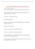 CEM 141 - Exam 2 &vert; UPDATED Questions with 100&percnt; Correct Answers