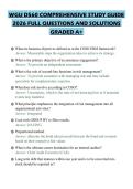 WGU D560 COMPREHENSIVE STUDY GUIDE 2026 FULL QUESTIONS AND SOLUTIONS GRADED A&plus;