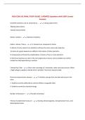 MSU CEM 141 FINAL STUDY GUIDE &vert; UPDATED Questions with 100&percnt; Correct Answers