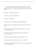 CEM 141 EXAM 2 MSU &vert; UPDATED Questions with 100&percnt; Correct Answers