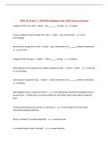 CEM 141 Exam 3 &vert; UPDATED Questions with 100&percnt; Correct Answers