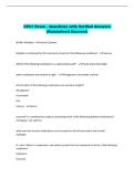 CPhT Exam - Questions with Verified Answers  &lpar;Guaranteed Success&rpar;