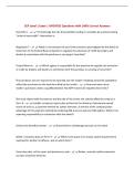 CEP Level 1 Exam &vert; UPDATED Questions with 100&percnt; Correct Answers