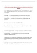 CER &lpar;Certified Endoscope Reprocessor&rpar; &vert; UPDATED Questions with 100&percnt; Correct Answers