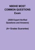 NBDHE Most Common Questions &vert; Dental Hygiene Exam Study Guide PDF