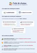&lpar;Tale STMG&rpar; Fiches de r&eacute;visions &colon; Les premiers chapitres de droit &lpar;contrat&comma; contrat de travail&rpar;