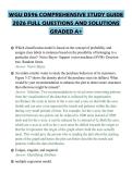 WGU D596 COMPREHENSIVE STUDY GUIDE 2026 FULL QUESTIONS AND SOLUTIONS GRADED A&plus;