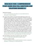 WGU D633 TASK 1 COMPREHENSIVE STUDY GUIDE 2026 FULL QUESTIONS AND SOLUTIONS GRADED A&plus;