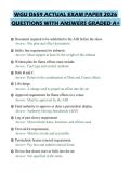 WGU D659 ACTUAL EXAM PAPER 2026 QUESTIONS WITH ANSWERS GRADED A&plus;